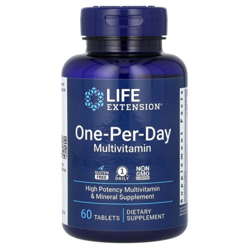 Life Extension, One-Per-Day, 60 таблеток Life Extension, One-Per-Day, 60 таблеток