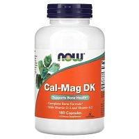 NOW Foods, Cal-Mag DK, кальций и магний, 180 капсул