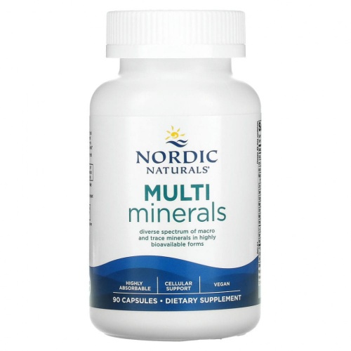 Nordic Naturals, Multi Minerals, 90 капсул фото 3
