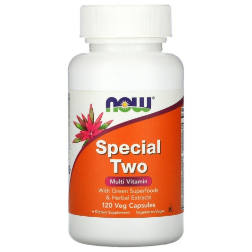 NOW Foods, Special Two, мультивитамины, 120 растительных капсул NOW Foods, Special Two, мультивитамины, 120 растительных капсул