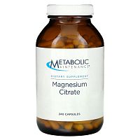 Metabolic Maintenance, цитрат магния, 240 капсул