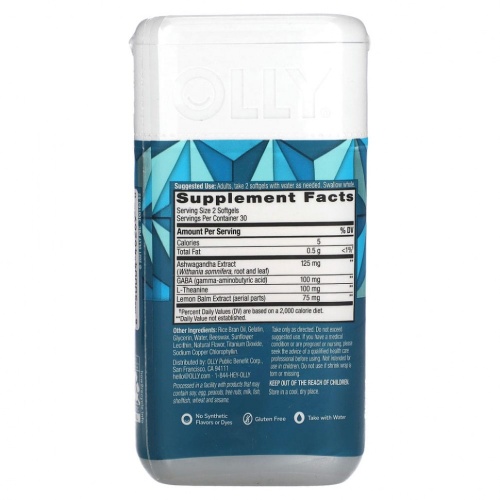 OLLY, Goodbye Stress, 60 мягких таблеток фото 2