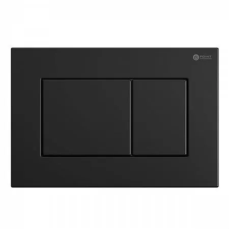 Кнопка смыва Point Ника PN44081BM черная матовая