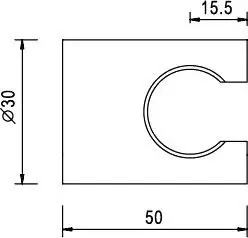 Настенный держатель RGW Shower Panels SP-192  - фото 2