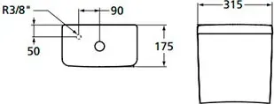 Бачок для унитаза Ideal Standard Connect E797001  - фото 3