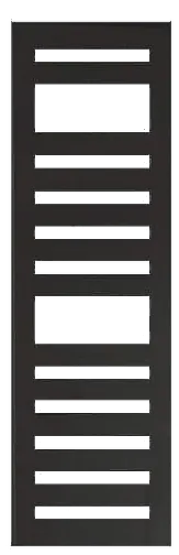 Полотенцесушитель электрический Zehnder Metropolitan Spa 50х120 черный