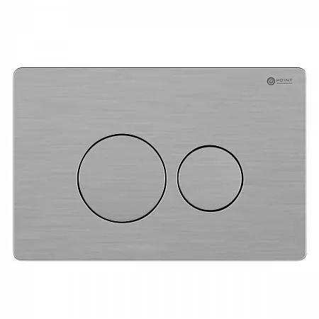 Кнопка смыва Point Виктория PN44061SB серая