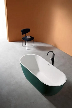 Ванна из искусственного камня Abber Frankfurt 170x75 AM9941MBG  - фото 2
