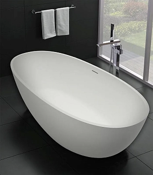 Ванна из искусственного камня Azario Clovis CLO17085S 169х85 см  - фото 3