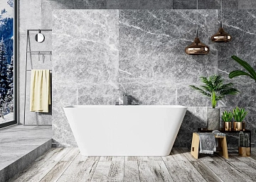 Ванна из искусственного камня Cezares Solid Surface CZR-LINER-170-80-60-SSB 170x80  - фото 4