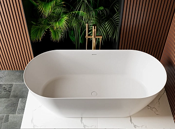 Ванна из искусственного камня Cezares Solid Surface CZR-RELAX-170-80-57-SSB 170x80  - фото 4