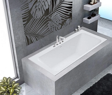 Ванна из искусственного камня Cezares Solid Surface CZR-SLIDER-170-80-57-SSB 170x80 