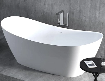 Ванна из искусственного камня Salini Noemi 101811SM 185х80 матовая  - фото 3