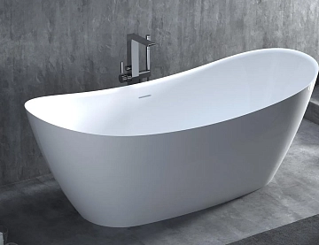 Ванна из искусственного камня Salini Noemi 101811SM 185х80 матовая  - фото 5