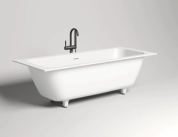 Ванна из искусственного камня Salini Orlando Axis Kit 103321M 190х80 матовая 