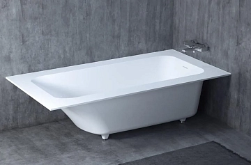 Ванна из искусственного камня Salini Orlando Kit 102112M 180х80 матовая  - фото 5
