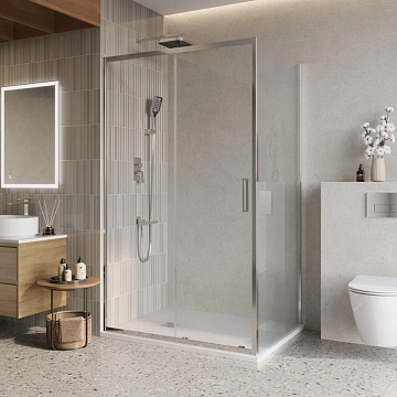 Душевой уголок BelBagno Luce AH-1-150/80-C-Cr 