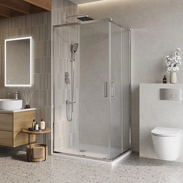 Душевой уголок BelBagno Luce AH-2-120/90-C-Cr 