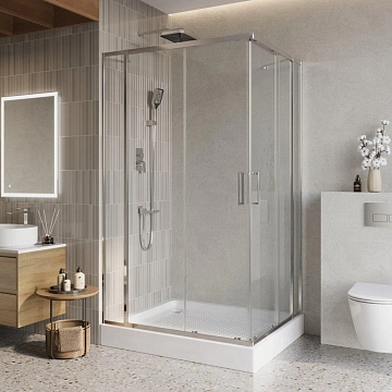 Душевой уголок BelBagno Luce AH-22-150/120-C-Cr 