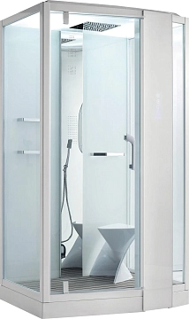 Душевая кабина Orans 89105RW белая, с баней  - фото 3