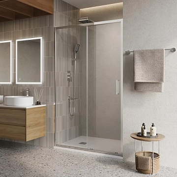 Душевая дверь в нишу BelBagno Luce BF-1-120-C-Cr 
