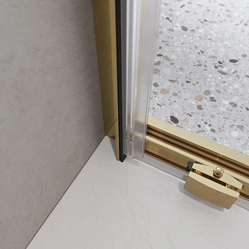 Душевая дверь в нишу BelBagno Luce BF-1-120-C-ORO  - фото 4