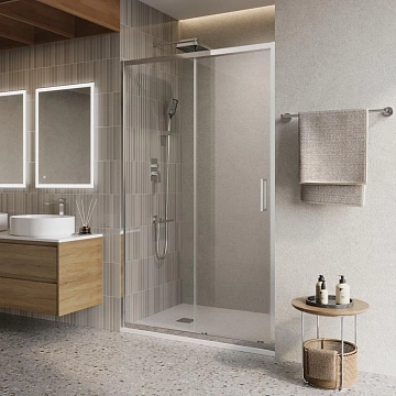Душевая дверь в нишу BelBagno Luce BF-1-140-C-Cr 