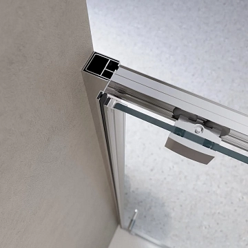 Душевая дверь в нишу BelBagno Luce BF-1-150-C-Cr  - фото 3
