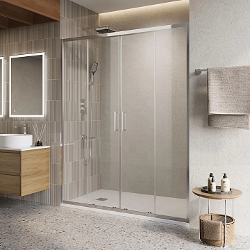 Душевая дверь в нишу BelBagno Luce BF-2-160-C-Cr 