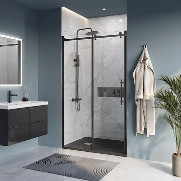 Душевая дверь в нишу BelBagno Marino BF-1-120-C-NERO 