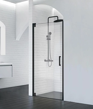 Душевая дверь в нишу BelBagno Marmi B-1-90-C-NERO 