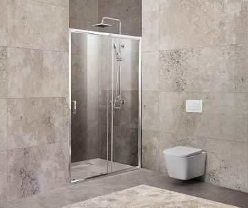 Душевая дверь в нишу BelBagno Unique BF-1-120/135-C-Cr 