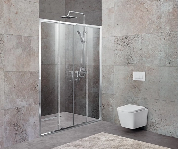 Душевая дверь в нишу BelBagno Unique BF-2-170/200-C-Cr 