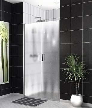 Душевая дверь в нишу BelBagno Uno B-2-110-CH-Cr 