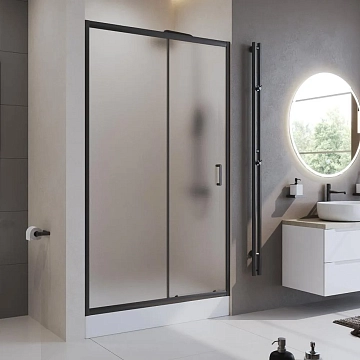 Душевая дверь в нишу BelBagno Uno UNO-195-BF-1-120-P-NERO 