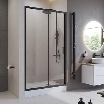 Душевая дверь в нишу BelBagno Uno-195 BF-1-140-C-NERO 