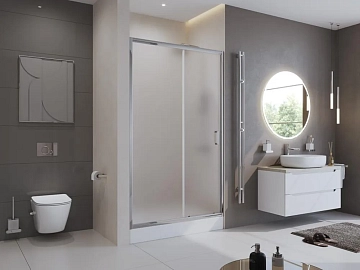 Душевая дверь в нишу BelBagno Uno-195 BF-1-160-P-Cr  - фото 2