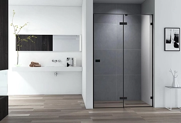 Душевая дверь в нишу Cezares Bellagio B-12-140-C-NERO 