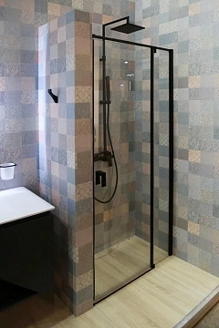 Душевая дверь в нишу Cezares Urban B-12-100-C-NERO  - фото 3