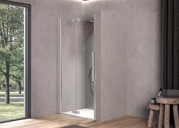 Душевая дверь в нишу Kolpa San Polaris Fold N 100 см R silver 