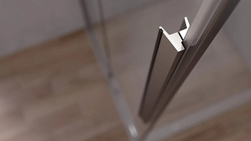 Душевая дверь в нишу Kolpa San Polaris Fold N 90 см L silver  - фото 2