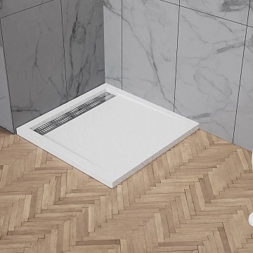 Поддон для душа BelBagno Due TRAY-BB-DUE-A-90-4-W0 90x90  - фото 2