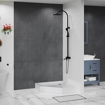 Поддон для душа BelBagno TRAY-BB-P-90-15-W 90x90  - фото 4