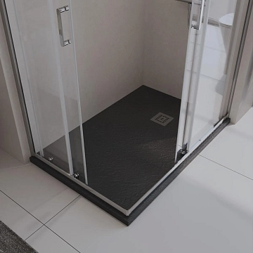 Поддон для душа BelBagno Uno TRAY-MR-UNO-AH-120/90-35-NERO-CR 120x90  - фото 3