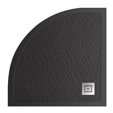 Поддон для душа BelBagno Uno TRAY-MR-UNO-R-90-550-35-NERO-CR 90x90 