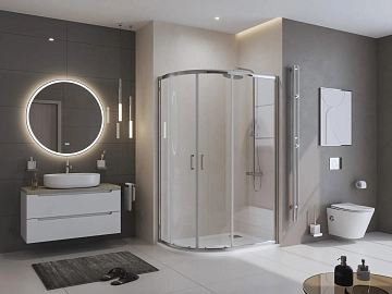 Поддон для душа BelBagno Uno TRAY-MR-UNO-RH-120/90-550-35-W-R-CR 120x90  - фото 4