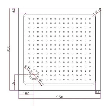 Поддон для душа Cezares TRAY-A-A-95-15-W  - фото 3
