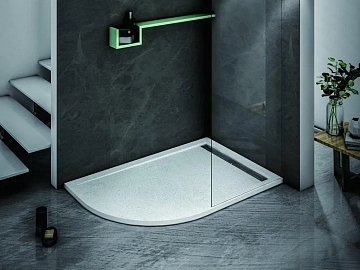 Поддон для душа Cezares TRAY-AS-RH-120/80-30-W-R  - фото 2