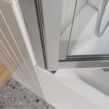 Шторка на ванну BelBagno Luce VF-11-90/145-C-Cr  - фото 4