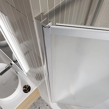 Шторка на ванну BelBagno Luce VF-11-90/145-P-Cr  - фото 3